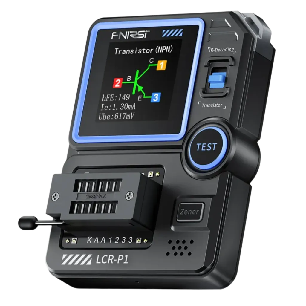 PROBADOR MULTIFUNCIONAL DE TRANSITORES LCR-P1 - FNIRSI