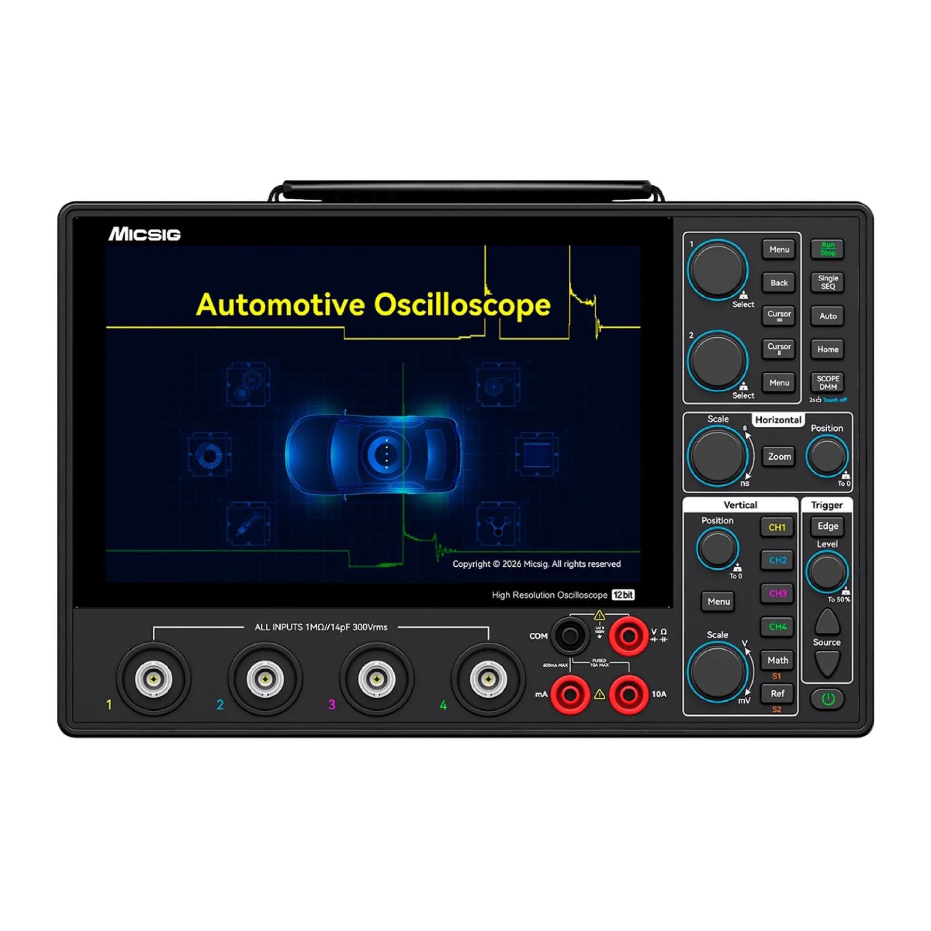 OSCILOSCOPIO STANDARD PARA DIAGNÓSTICO AHO14-200 - MICSIG