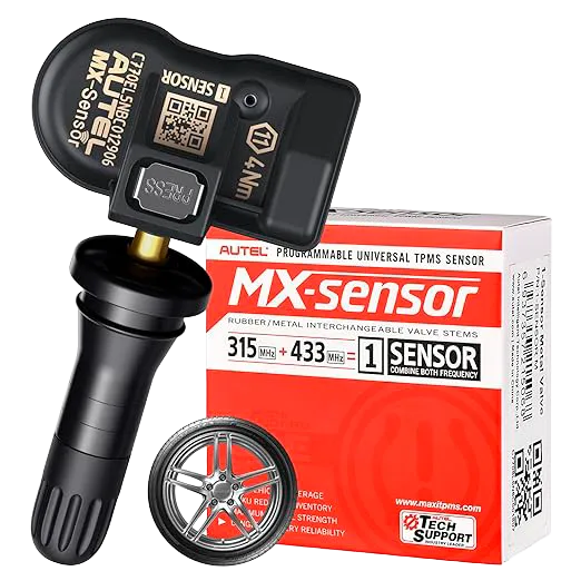 SENSOR DE PRESIÓN DE NEUMÁTICOS RUBBER MAXITPMS MX-SENSOR (4IN1-AC5121) - AUTEL